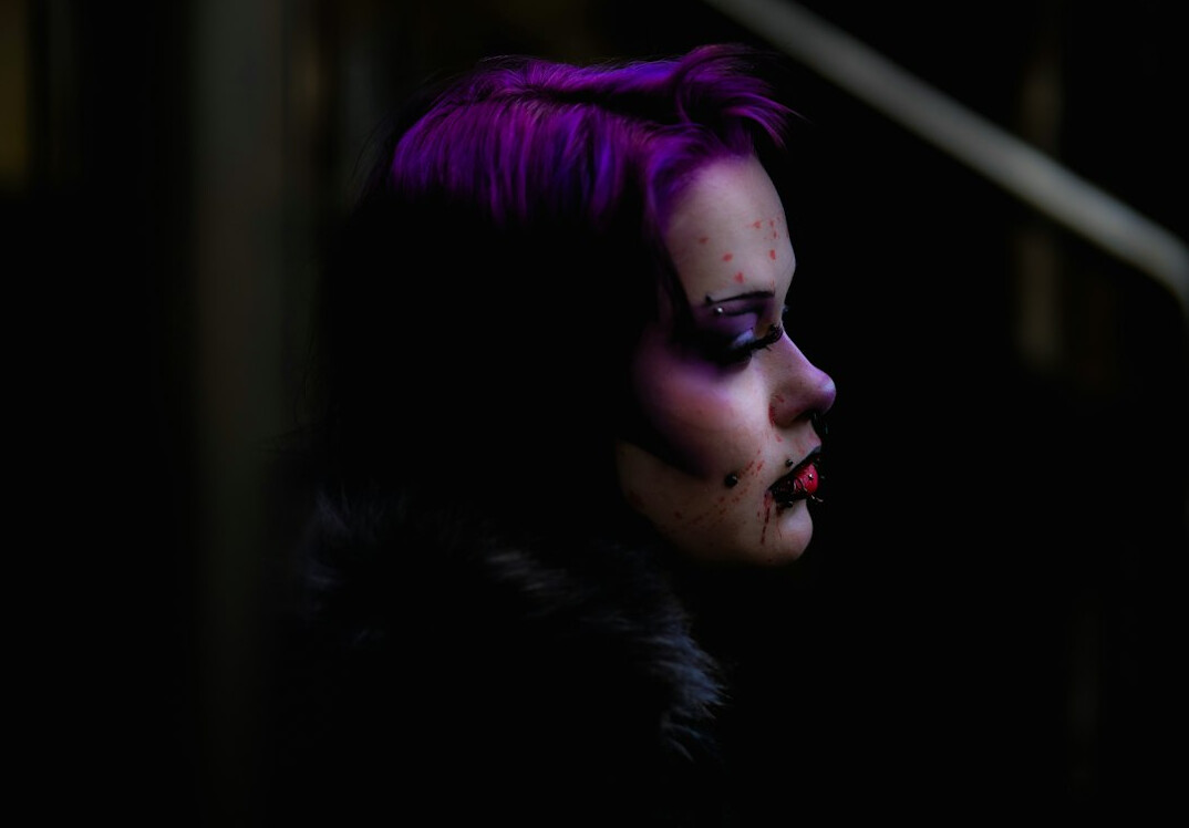 Calm portrait of a German woman social researcher looking thoughtfully to the side
