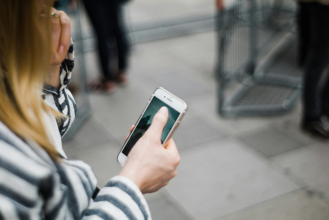 person taking break from phone