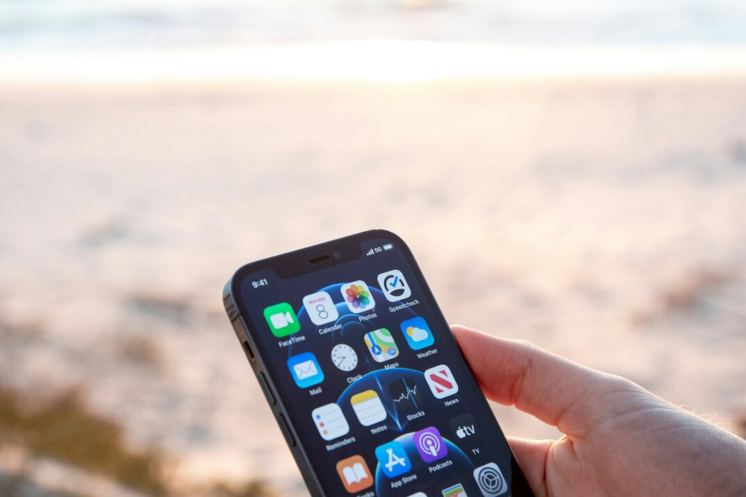 smartphone in hand
